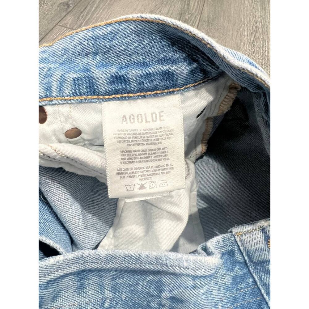 AGOLDE Parker Vintage Y2K Preppy Cut Off Short In Swapmeet Size 26 A003639 - Picture 8 of 10